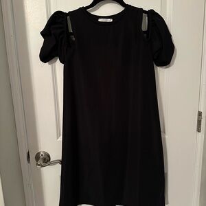 Black cut out  Sleeve Dress